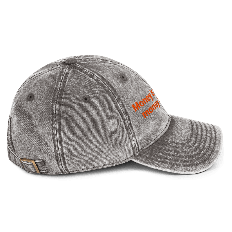 "Money is the problem" Vintage Distressed Hat