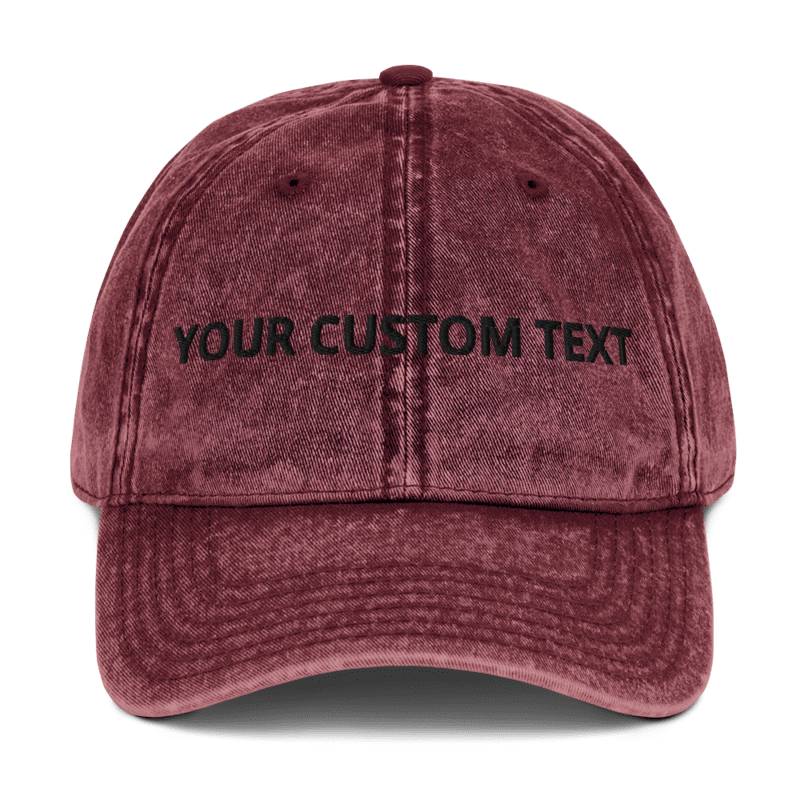 "Custom" Vintage Distressed Hat
