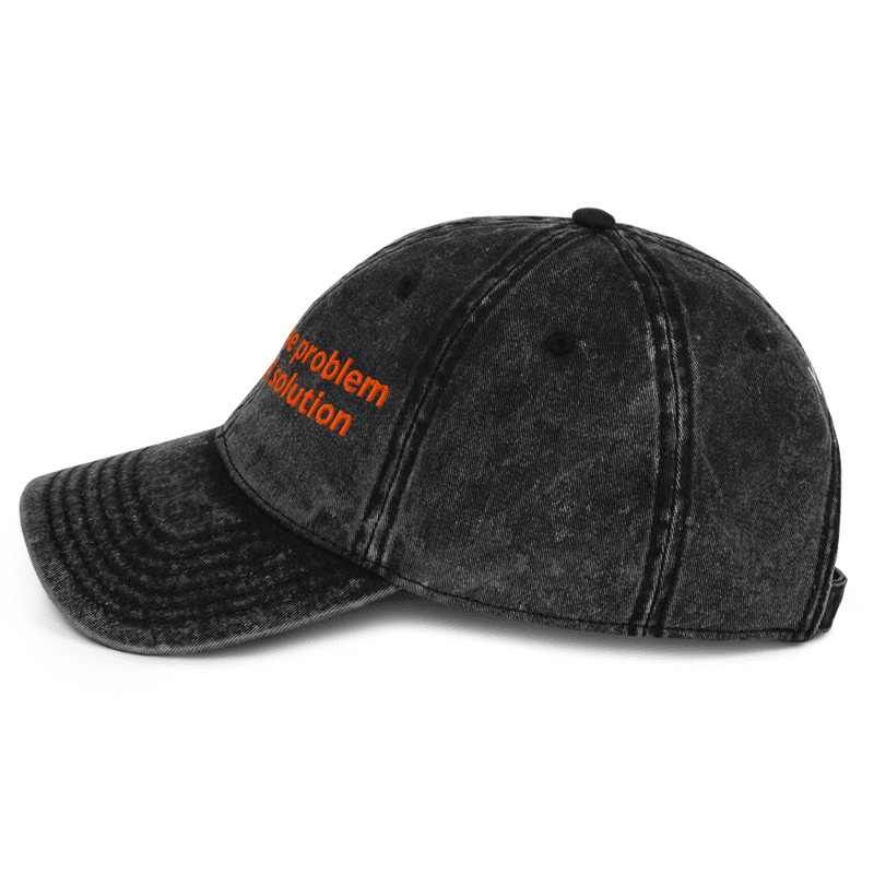 "Money is the problem" Vintage Distressed Hat